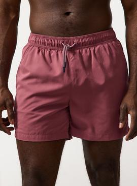 Dark Red Swim Shorts