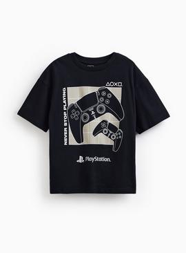 Black PlayStation Graphic T-Shirt
