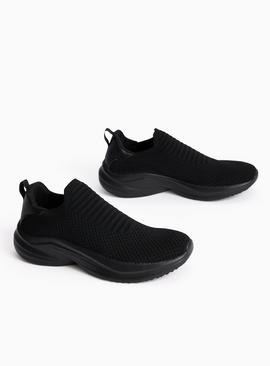 Black Slip On Trainers