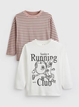 Sunday Running Club Long Sleeve Tee 2 Pack