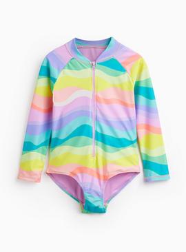 Rainbow Print Rash Bodysuit