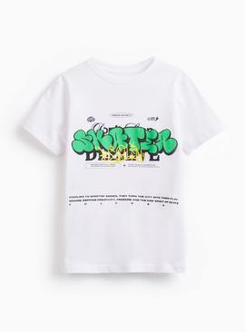 Graffiti Graphic Print T-Shirt
