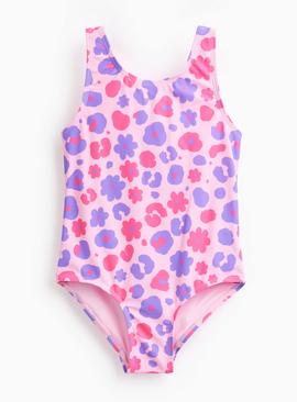 Pink Floral Swimsuit