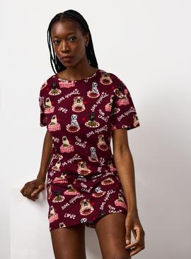 Dog Pattern Core Sleep Tee