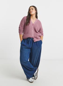 SIMPLY BE Fisherman Boyfriend Cardigan