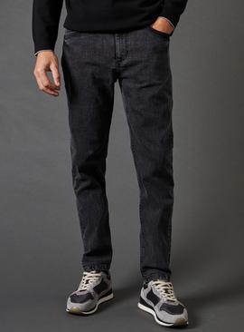 BURTON Washed Black Stretch Slim Fit Jeans