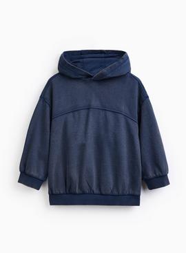 Navy Washed Hoodie