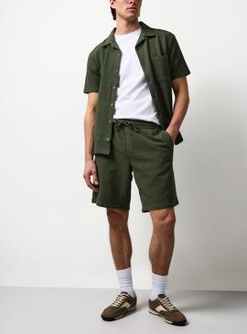 Textured Seersucker Co-ord Shorts