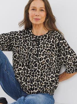 JD WILLIAMS Half Sleeve Raglan Knitted T Shirt