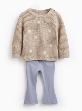 Fisherman Sweatshirt & Leggings Set