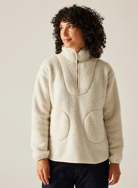 REGATTA Womens Frankie Borg Half Zip Fleece