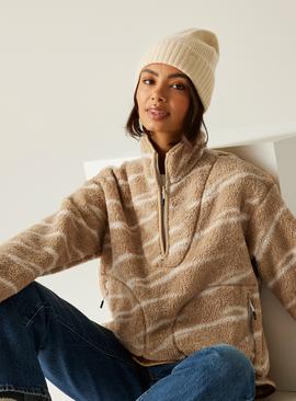 REGATTA Womens Frankie Borg Half Zip Fleece