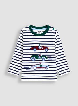 JOJO MAMAN BÉBÉ Classic Racer Applique Top