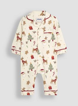 JOJO MAMAN BÉBÉ Christmas All In One Pyjamas 12-18 months