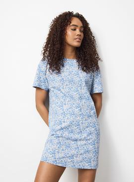 Blue Floral Sleep Tee