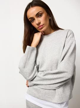 Volume Sleeve Scuba Co-ord Sweatshirt