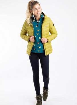 WEIRD FISH Eshka Lightweight Padded Jacket Green