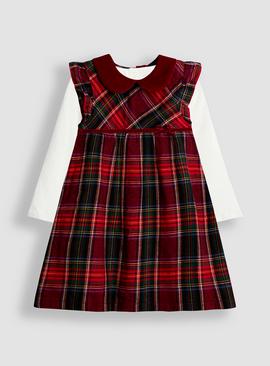 JOJO MAMAN BÉBÉ Tartan Baby Dress And Body Set