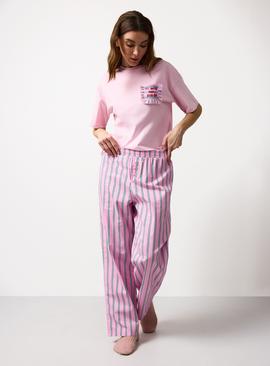 Pink Mother's Day Pocket Detail Pyjamas