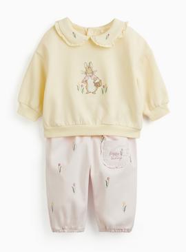 Peter Rabbit Collared Sweatshirt & Trousers Set