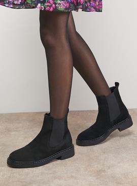 OASIS Betty Suede Chunky Chelsea Boots