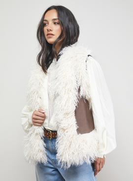 OASIS Mongolian Fur Gilet