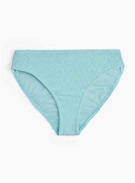 Turquoise Full Brief Tankini Bottoms