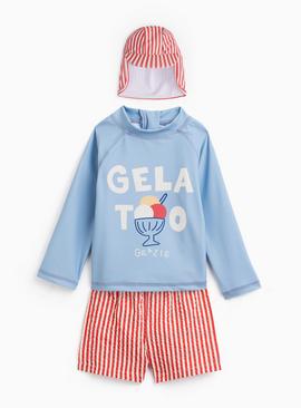 Gelato Graphic 3 Piece Swim Set