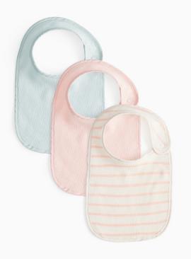 Ribbed Bibs 3 Pack One Size