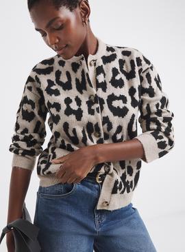 JD WILLIAMS Sponge Animal Jacquard Bomber