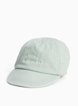 Green Denim Little Sunshine Embroidered Cap