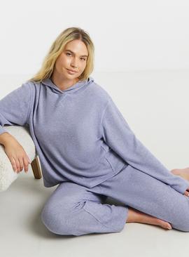 SIMPLY BE Pretty Secrets Lurex Rib Lounge Set