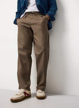 Straight Leg Linen Trousers