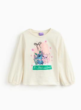 Disney Stitch Character Print Long Sleeve T-Shirt