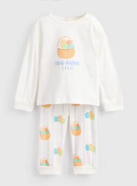 Easter Egg Hunt Crew Printed Pyjama Set
