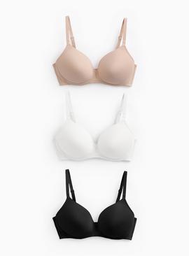 Mono & Nude Full Cup Bra 3 Pack
