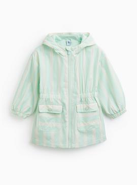 Light Green Seersucker Lightweight Mac