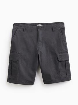 Cream Pull On Cotton Shorts