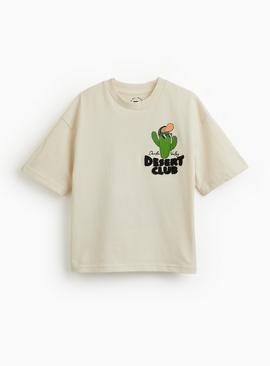 Vanilla Cactus Club Graphic Print Short Sleeve T-Shirt