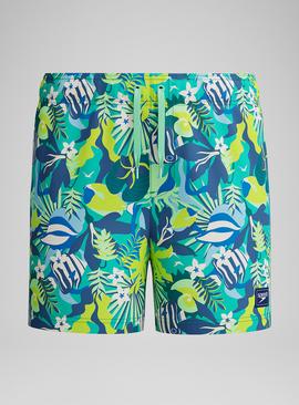 SPEEDO Boys Digi Printed 13 Watershort Swim Shorts