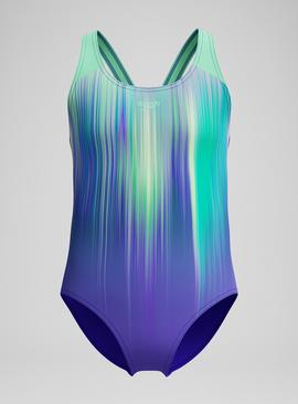 SPEEDO Girls Digi Placement Splashback Swimsuit