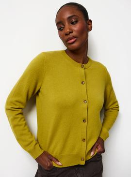 Premium Cashmere Crew Neck Cardigan