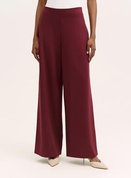 FINERY Kenzie Trouser Burgundy