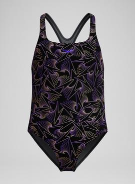 SPEEDO Girls HyperBoom Allover Medalist Swimsuit