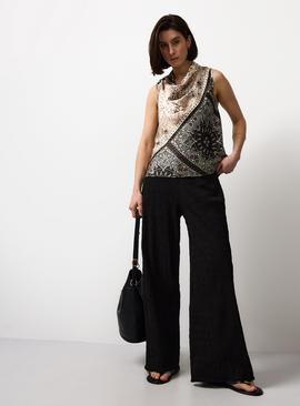 Textured Wide Leg Co-ord Trousers