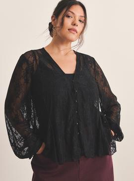 SIMPLY BE Lace Cardigan