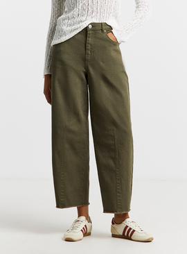 SIMPLY BE Dart Detail Barrel Leg Jeans