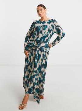 SIMPLY BE Dry Handle Mesh Midaxi Dress