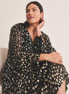 SIMPLY BE Animal Print Jacquard Smock Dress