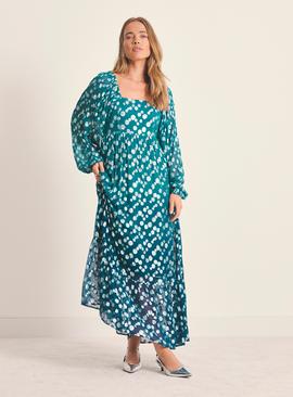 SIMPLY BE Dobby Ombre Jacquard Maxi Dress